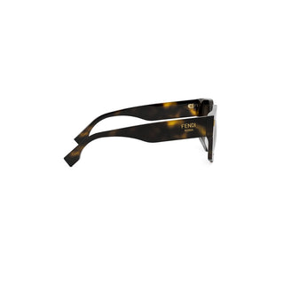 FENDI Fendi Roma FE40162I women Havana Squared Sunglasses