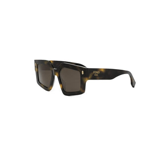 FENDI Fendi Roma FE40162I women Havana Squared Sunglasses