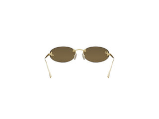 FENDI FE4075US women Gold Oval Sunglasses