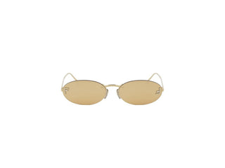 FENDI FE4075US women Gold Oval Sunglasses