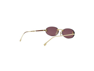 FENDI FE4075US women Yellow Oval Sunglasses