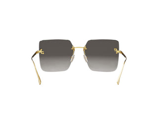 FENDI FE4082US women Gold Squared Sunglasses