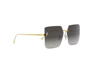 FENDI FE4082US women Gold Squared Sunglasses