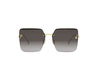 FENDI FE4082US women Gold Squared Sunglasses