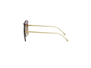 FENDI Fendi First Crystal FE4082US women Gold Squared Sunglasses