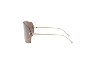 FENDI FE4121US women Gold Rectangle Sunglasses