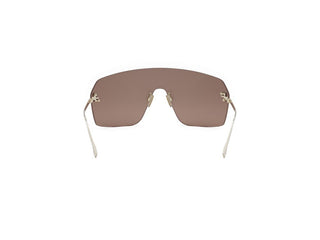 FENDI FE4121US women Gold Rectangle Sunglasses