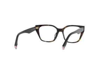 FENDI FE50001I women Havana Rectangle Eyeglasses