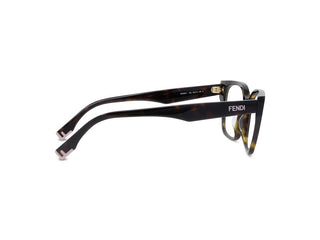 FENDI FE50001I women Havana Rectangle Eyeglasses