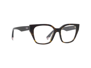 FENDI FE50001I women Havana Rectangle Eyeglasses