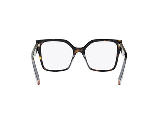 FENDI FE50002I women Transparent Squared Eyeglasses