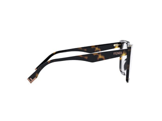 FENDI FE50002I women Transparent Squared Eyeglasses