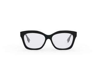 FENDI FE50039I women Black Geometric Eyeglasses