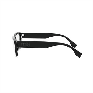 FENDI FE50079I unisex Black Rectangle Eyeglasses