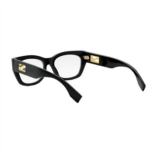 FENDI FE50082I women Black Rectangle Eyeglasses