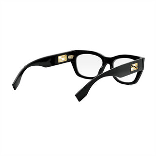 FENDI FE50082I women Black Rectangle Eyeglasses