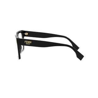 FENDI FE50085I women Black Squared Eyeglasses