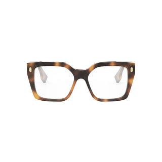 FENDI FE50085I women Havana Squared Eyeglasses