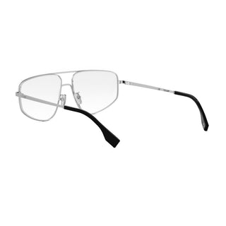 FENDI FE50088U men Silver Pilot Eyeglasses