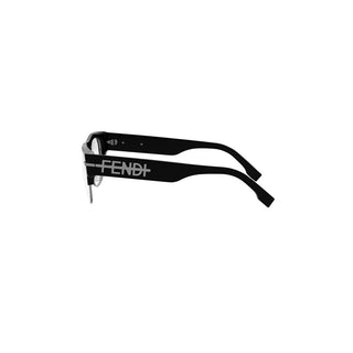 FENDI FE50095U men Black Squared Eyeglasses