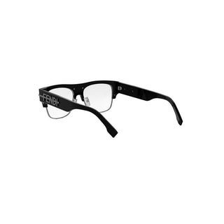 FENDI FE50095U men Black Squared Eyeglasses