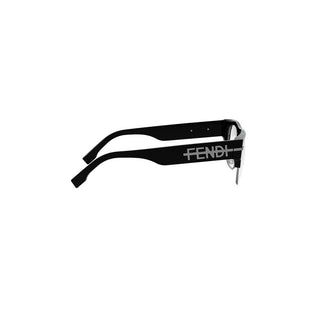 FENDI FE50095U men Black Squared Eyeglasses