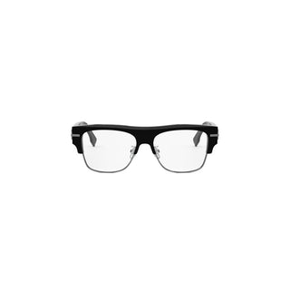 FENDI FE50095U men Black Squared Eyeglasses