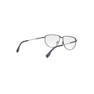 FENDI Fendi Travel FE50096U men Silver Geometric Eyeglasses