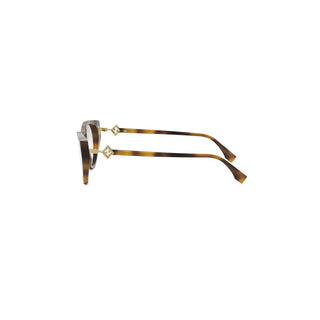 FENDI FE50099I women Havana Oval Eyeglasses