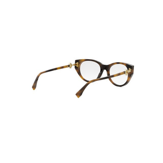 FENDI FE50099I women Havana Oval Eyeglasses