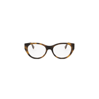 FENDI FE50099I women Havana Oval Eyeglasses