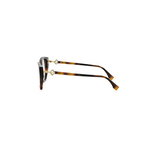 FENDI FE50100I women Havana Rectangle Eyeglasses