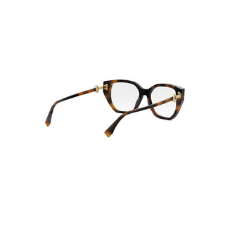 FENDI FE50100I women Havana Rectangle Eyeglasses