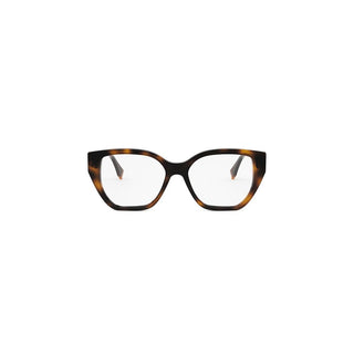 FENDI FE50100I women Havana Rectangle Eyeglasses