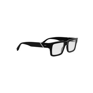 FENDI Fendi Diagonal FE50114I men Black Rectangle Eyeglasses