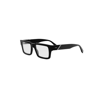 FENDI Fendi Diagonal FE50114I men Black Rectangle Eyeglasses