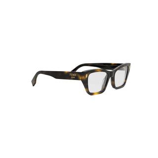 FENDI Fendi Roma FE50118I women Havana Rectangle Eyeglasses