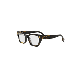 FENDI Fendi Roma FE50118I women Havana Rectangle Eyeglasses