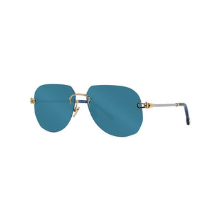 FRED Manille & Cable FG40011U unisex Gold Pilot Sunglasses