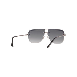 FRED FG40071U men Silver Rectangle Sunglasses