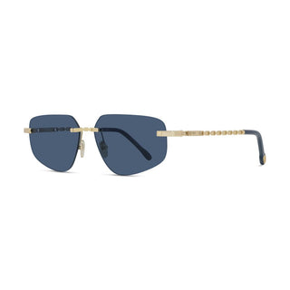 FRED Chain FG40074U men Gold Geometric Sunglasses