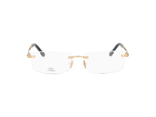 FRED FG50023U unisex Gold Geometric Eyeglasses