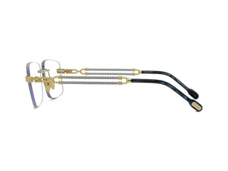 FRED Double Cable FG50035U unisex Gold Rectangle Eyeglasses