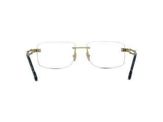 FRED Double Cable FG50035U unisex Gold Rectangle Eyeglasses