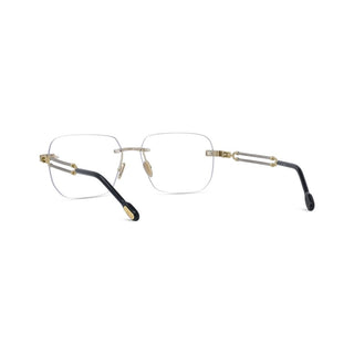 FRED FG50074U men Yellow Squared Eyeglasses