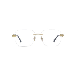 FRED FG50074U men Yellow Squared Eyeglasses