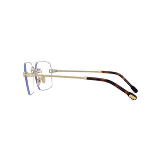 FRED Manille & Cable FG50075U men Gold Rectangle Eyeglasses