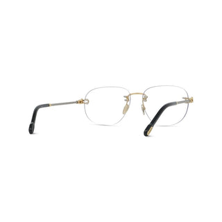 FRED Manille & Cable FG50080U men Gold Geometric Eyeglasses