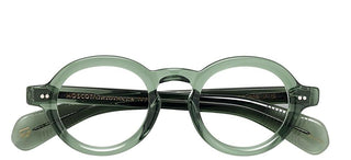 Moscot Foygel Unisex Green Round Eyeglasses