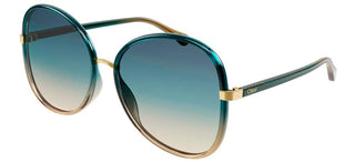 Chloé FRANKY CH0030S women Green Butterfly Sunglasses